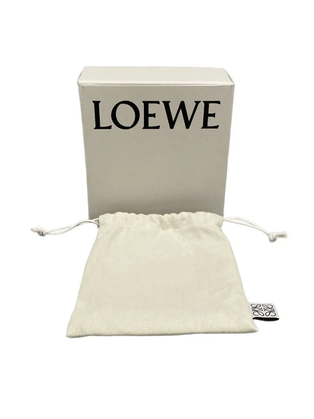 Loewe Belt White Dark Yellow Gold Reversible Anagram Leather